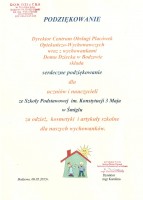 podziekowanie
