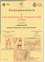 cech podziekowanie