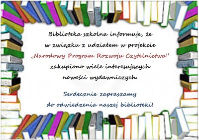 biblioteka zaprasza