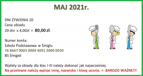 maj obiady