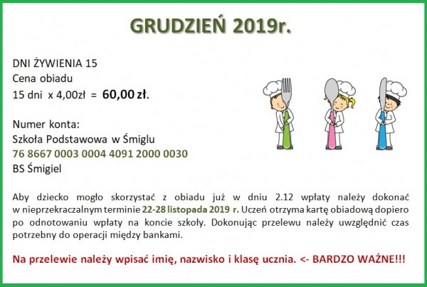 obiady grudzień