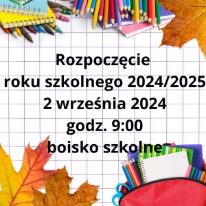 info ropoczęcie