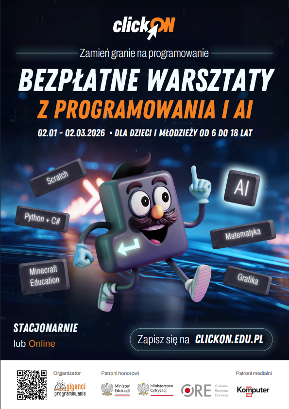 plakat - warsztaty z programowania