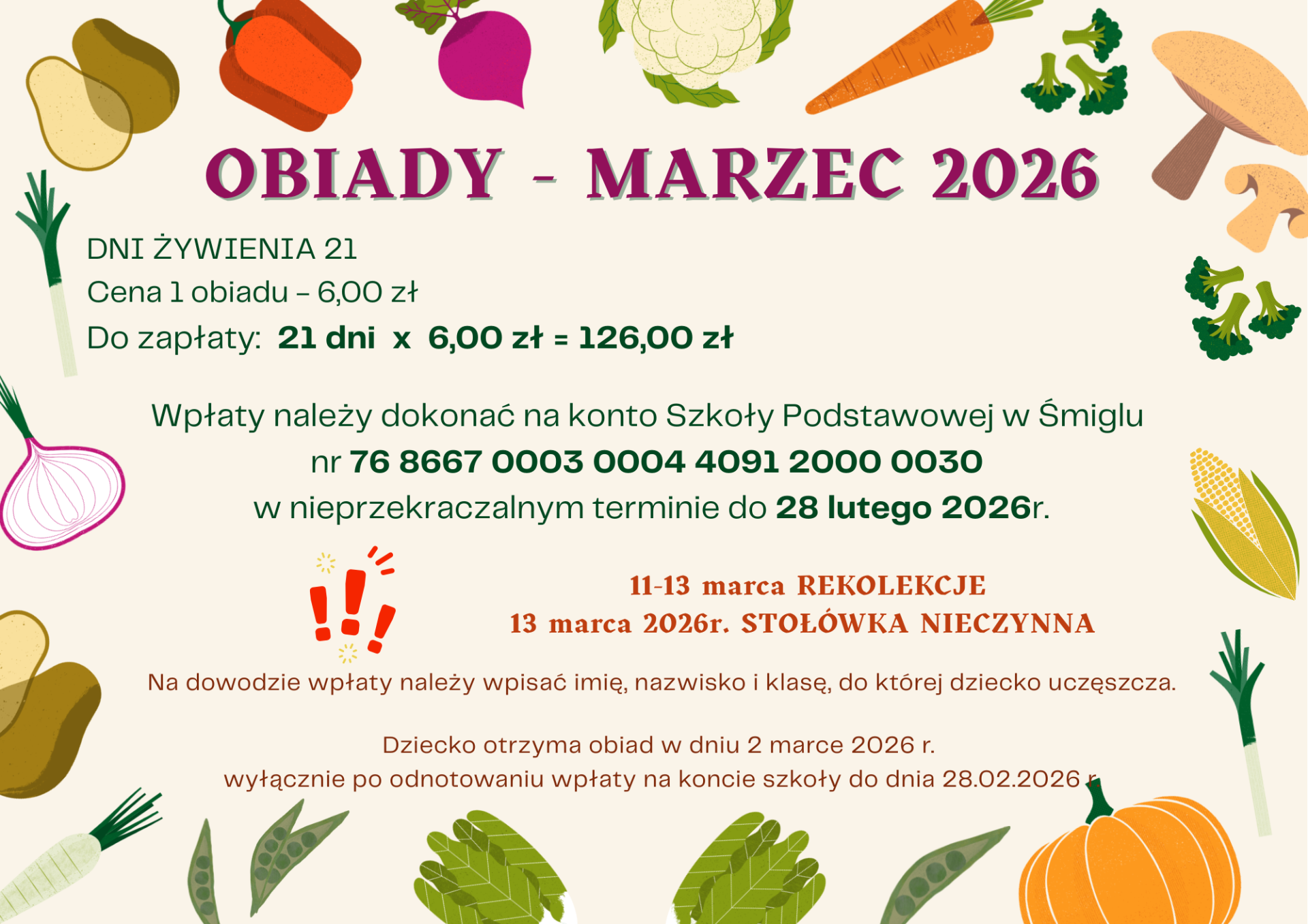 obiady - marzec