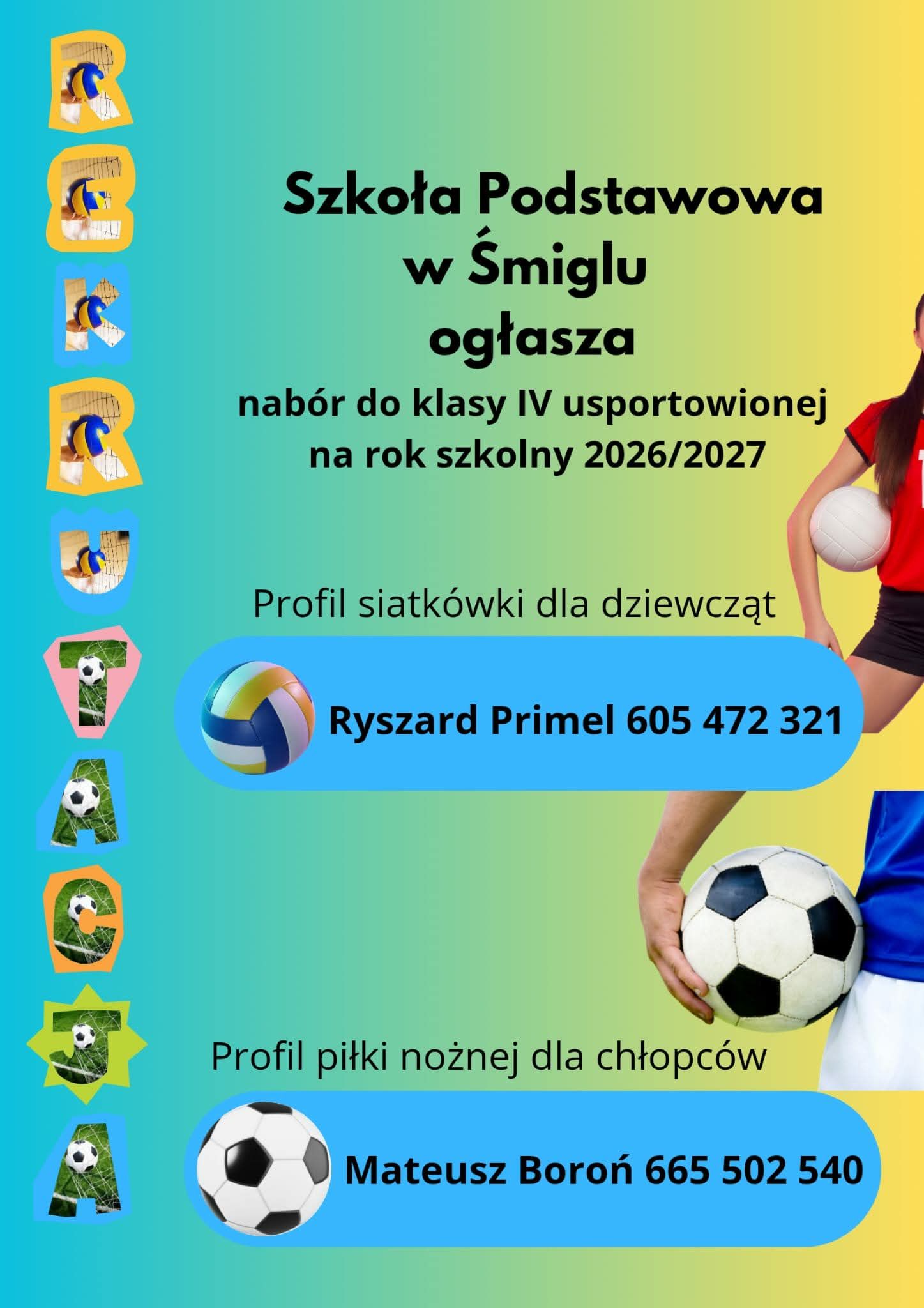 rekrutacja do klasy sportowej