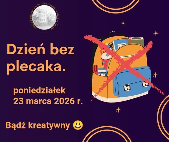 Dzień bez plecaka
